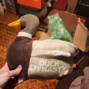 Duck Dynasty Plush Mallard Pillow - Brown, Tan, Cream
